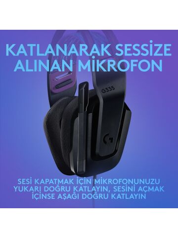 Logitech 981-000978 G335 Siyah Gaming Kulaklık