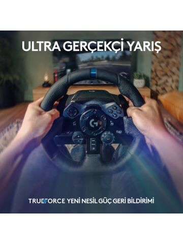 Logitech 941-000149 G923 TrueForce Yarış Direksiyonu ve Pedal Seti (PS5 / PS4 / PC) – Siyah