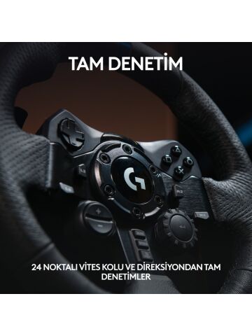 Logitech 941-000149 G923 TrueForce Yarış Direksiyonu ve Pedal Seti (PS5 / PS4 / PC) – Siyah
