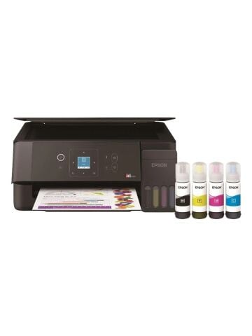 Epson EcoTank L3360 Wi-Fi + Tarayıcı + Fotokopi Renkli Çok Fonksiyonlu Tanklı Yazıcı – Siyah