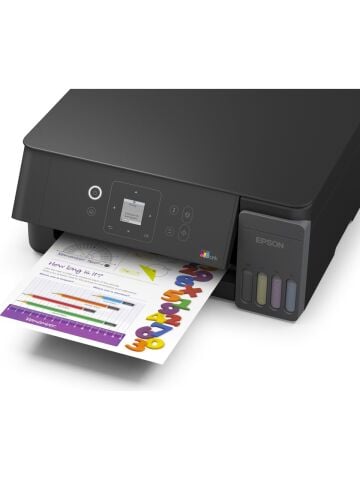 Epson EcoTank L3360 Wi-Fi + Tarayıcı + Fotokopi Renkli Çok Fonksiyonlu Tanklı Yazıcı – Siyah