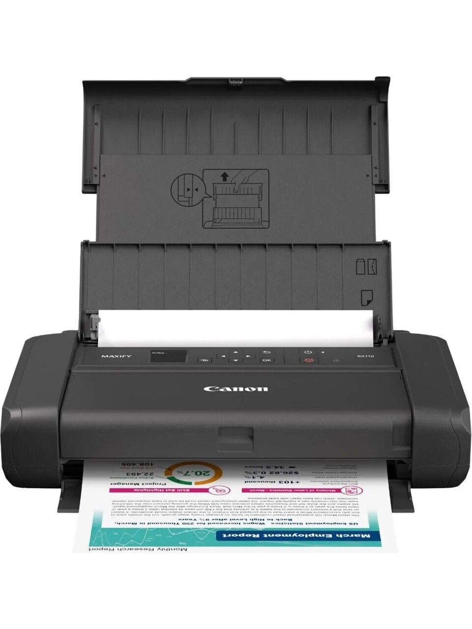 Canon Maxify BX110 Wi-Fi Renkli Pilli Mobil Taşınabilir Mürekkep Püskürtmeli Yazıcı