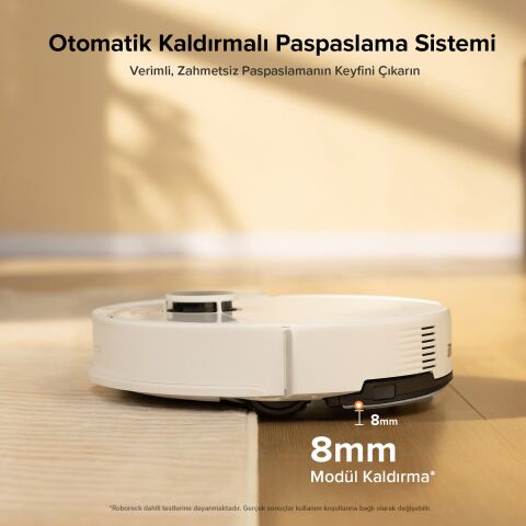 Roborock S8 Pro Akıllı Robot Süpürge – Beyaz