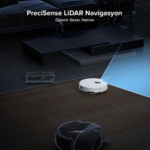 Roborock S8 Pro Akıllı Robot Süpürge – Beyaz