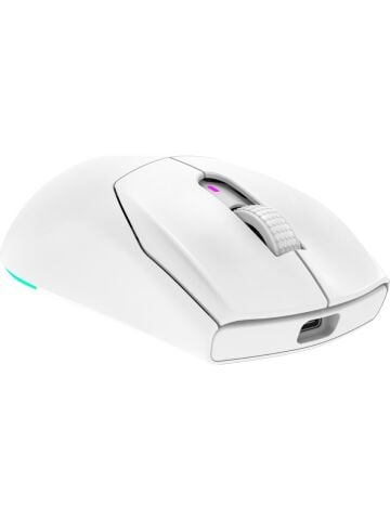 Rampage PROTE M5 PRO Kablosuz Beyaz RGB Ledli Şarjlı 26000 DPI 3395 Sensör Gaming Oyuncu Mouse