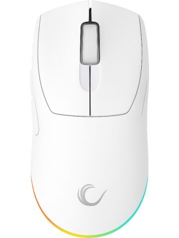 Rampage PROTE M5 PRO Kablosuz Beyaz RGB Ledli Şarjlı 26000 DPI 3395 Sensör Gaming Oyuncu Mouse