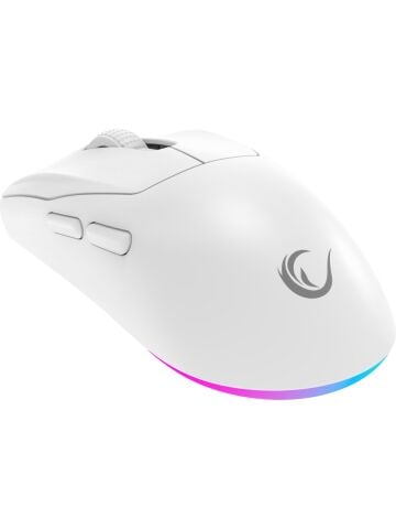Rampage PROTE M5 PRO Kablosuz Beyaz RGB Ledli Şarjlı 26000 DPI 3395 Sensör Gaming Oyuncu Mouse