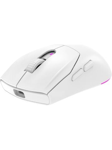Rampage PROTE M5 PRO Kablosuz Beyaz RGB Ledli Şarjlı 26000 DPI 3395 Sensör Gaming Oyuncu Mouse