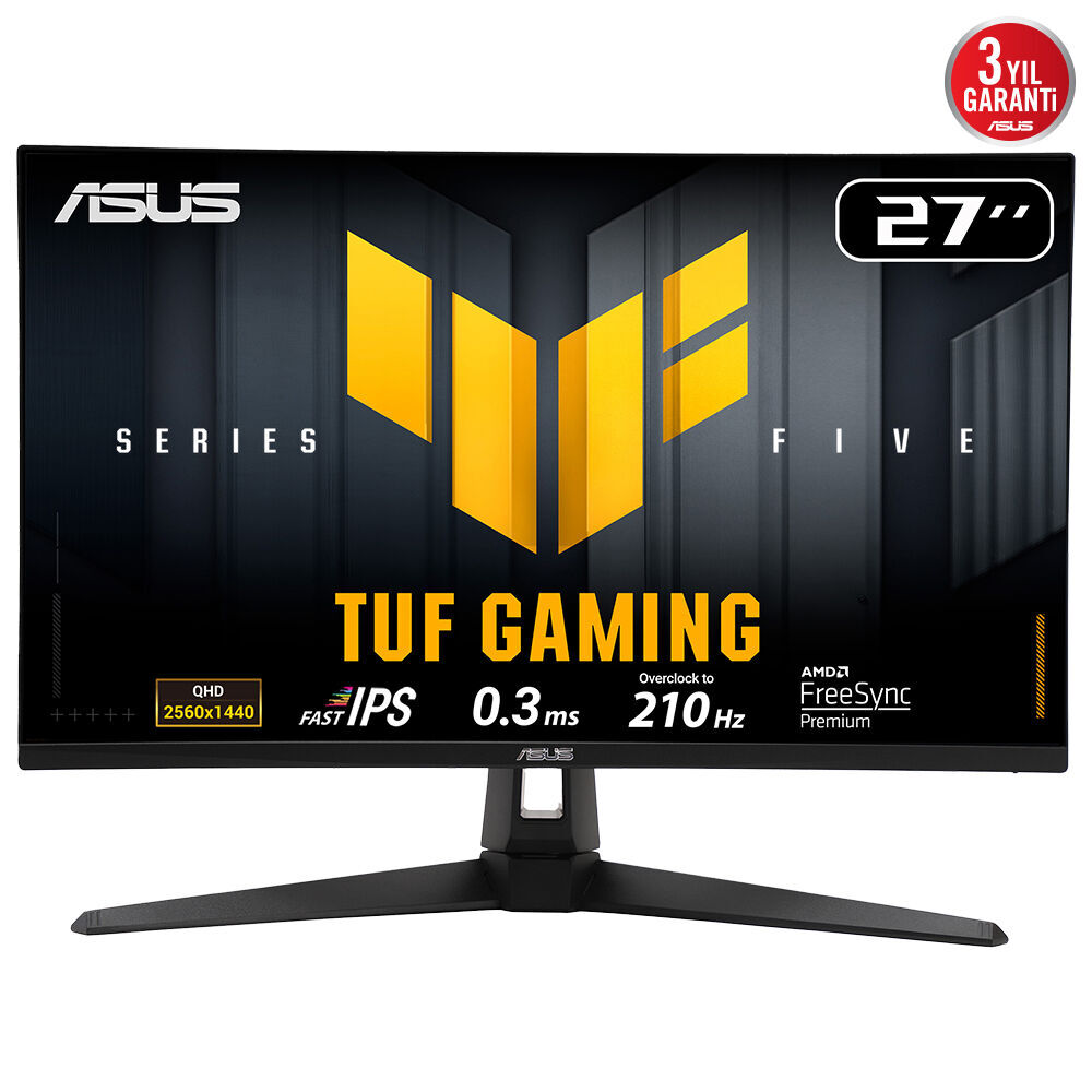 Asus Tuf Gaming VG27AQ5A 27 Inç 210Hz 0.3ms 2k Qhd Adaptive Sync Fast IPS Gaming Monitör