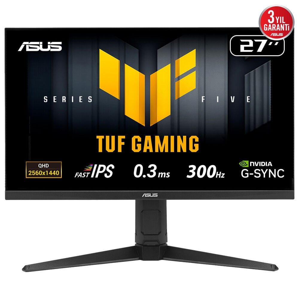 ASUS TUF Gaming VG27AQML5A 27'' Fast IPS 2K QHD 300Hz Pivot Oyuncu Monitörü