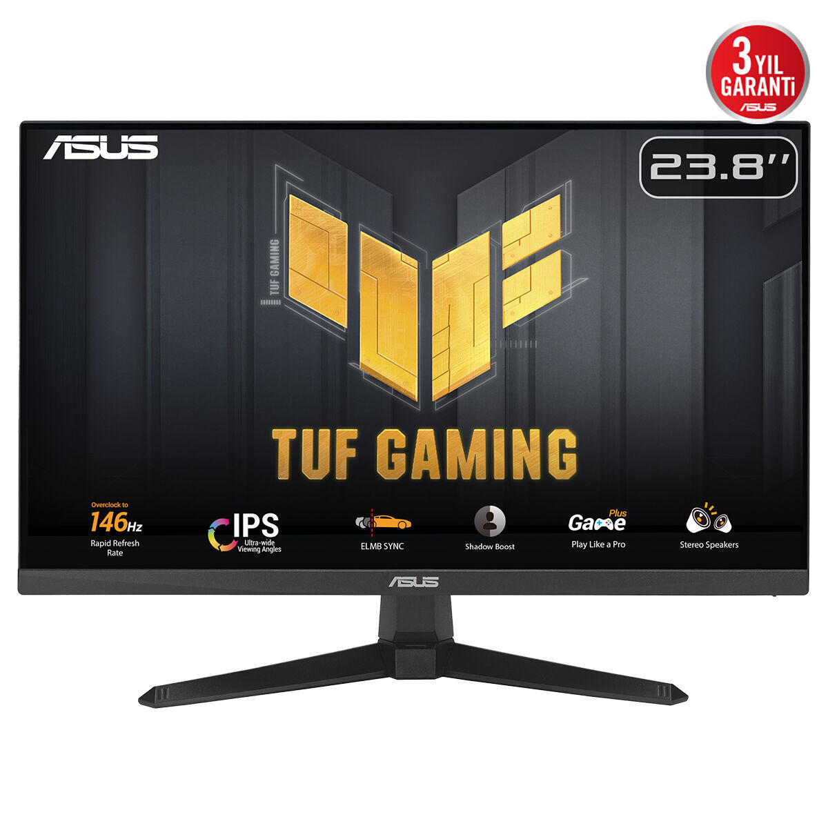 ASUS TUF Gaming VG249QE5A 23.8'' IPS FHD 146Hz Oyuncu Monitörü