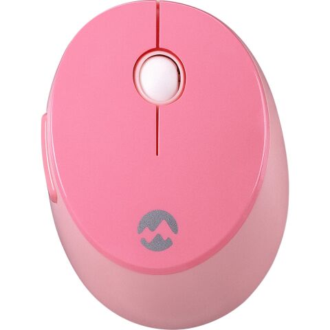 Everest ROUND KM-6282 Renkli Tuşlu Pembe Kablosuz Q Multimedia Klavye + Mouse Set
