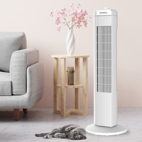 Kumtel KTF-258W Kule Tipi Vantilatör Beyaz