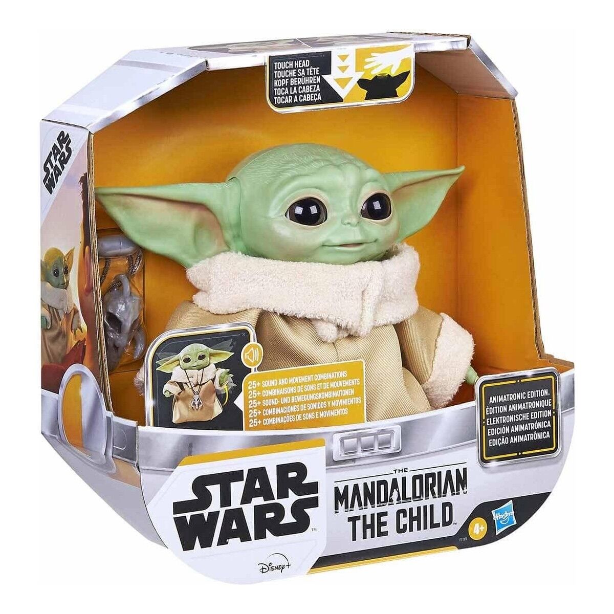 Star Wars Baby Yoda Sesli ve Hareketli Animatronic Figürü - Koleksiyonluk Hediye