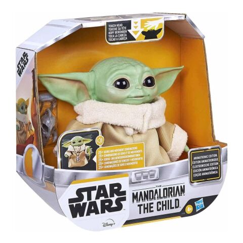 Star Wars Baby Yoda Sesli ve Hareketli Animatronic Figürü - Koleksiyonluk Hediye