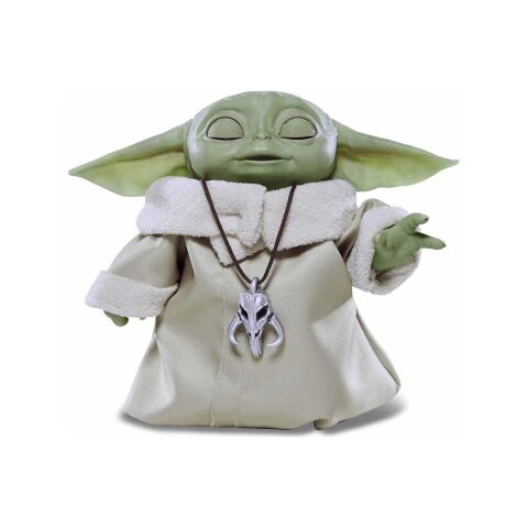 Star Wars Baby Yoda Sesli ve Hareketli Animatronic Figürü - Koleksiyonluk Hediye
