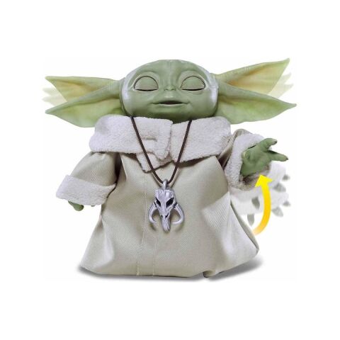 Star Wars Baby Yoda Sesli ve Hareketli Animatronic Figürü - Koleksiyonluk Hediye