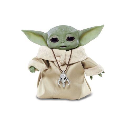 Star Wars Baby Yoda Sesli ve Hareketli Animatronic Figürü - Koleksiyonluk Hediye