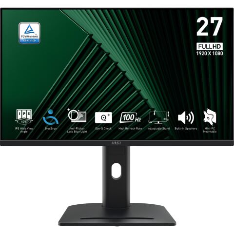 MSI PRO MP275PG 27'' 1 ms Full HD Pivot IPS 100 Hz İş ve Ofis Monitörü
