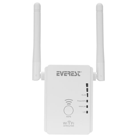 Everest EWR-N501 300Mbps 2.4GHz 1*WAN+1*LAN+WPS Router+AP+Repeater Wifi Range Extender