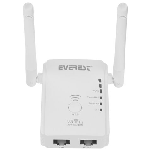 Everest EWR-N501 300Mbps 2.4GHz 1*WAN+1*LAN+WPS Router+AP+Repeater Wifi Range Extender