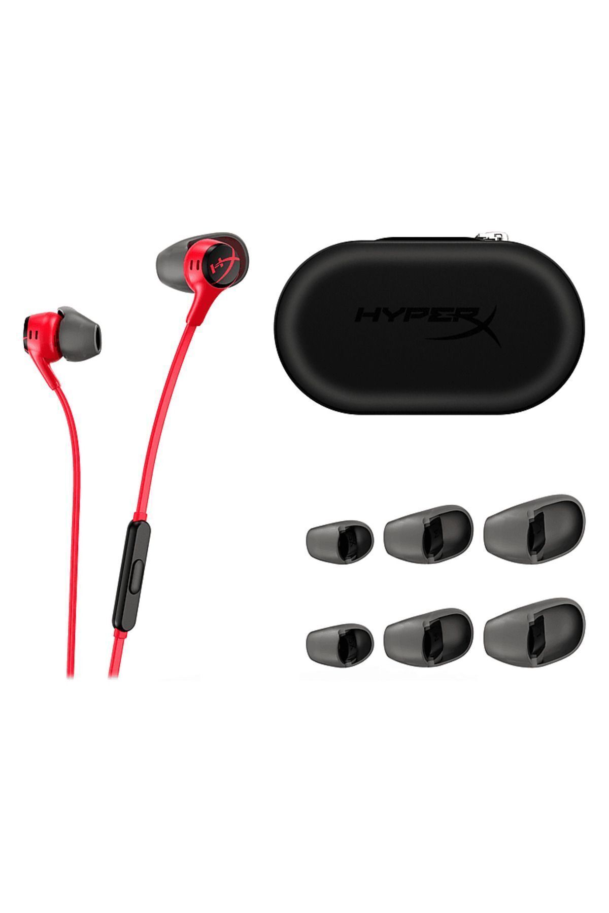 HyperX Cloud Earbuds II Gaming Earbuds with Mic Kablolu Kulak İçi Kulaklık Kırmızı 705L8AA