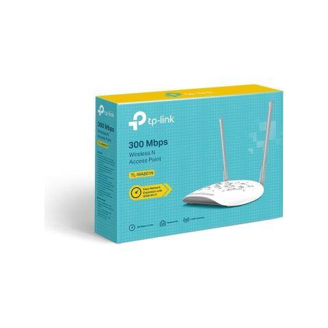 TP-Link TL-WA801N 300 Mbps Kablosuz Access Point 1 Portlu ve 2 Anten ile Kolay Kurulum
