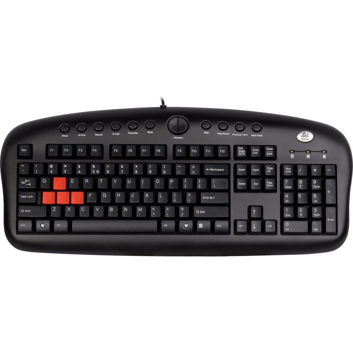 A4 Tech Kb-28G Siyah Usb Multımedya Gamer Klavye
