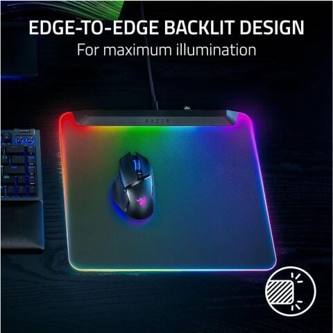 Razer Firefly V2 Pro Tam Aydınlatmalı Rgb Oyuncu Mouse Matı - Siyah