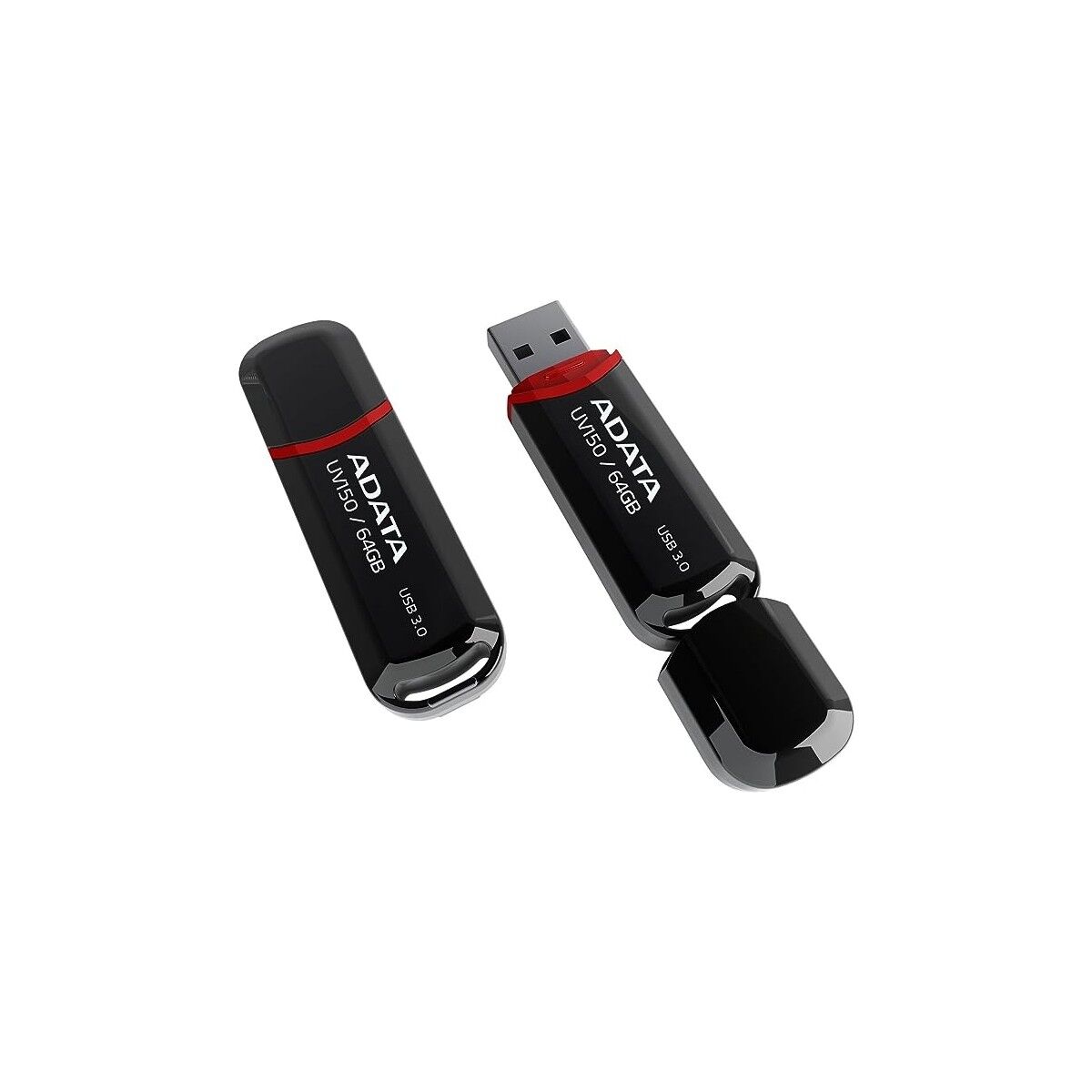 ADATA DashDrive UV150 64GB USB 3.2 Gen1 Siyah Flash Bellek