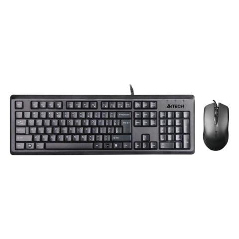 A4 Tech Kr-9276 Q Usb Fn Multimedya Klavye+Optik Kablolu Mouse Set
