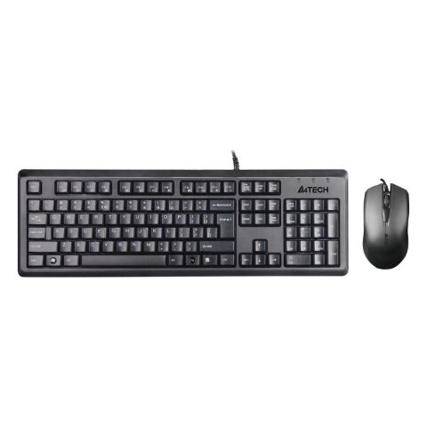 A4 Tech Kr-9276 Q Usb Fn Multimedya Klavye+Optik Kablolu Mouse Set