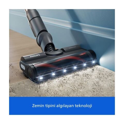 Philips 7000 Serisi Aqua 25.2 V Kablosuz Dik Süpürge, PowerCyclone 12, 80 dk'ya Kadar Kullanım, XC7153/10