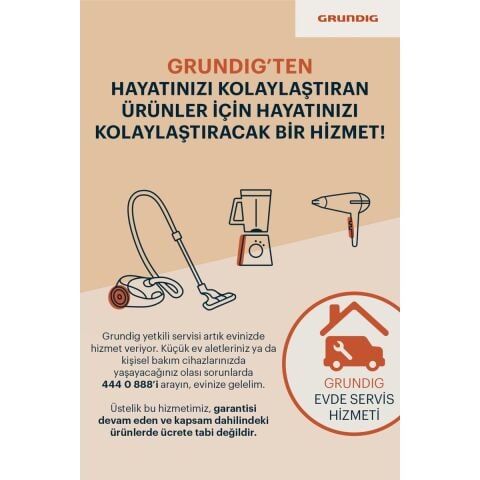 Grundig RHB 4050 1500 Watt Rendeli Blender Seti