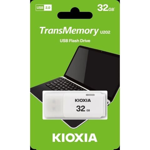 Kioxia 32GB Usb2.0 Kıoxıa Beyaz USB Bellek LU202W032GG4
