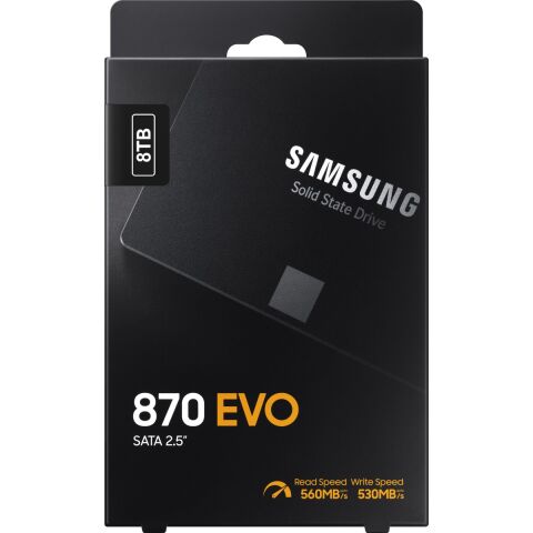 Samsung 870 EVO 8TB 2.5'' SATA 3 SSD (MZ-77E8T0BW)