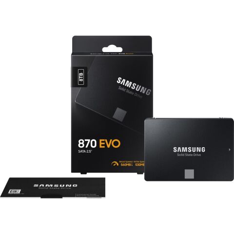 Samsung 870 EVO 8TB 2.5'' SATA 3 SSD (MZ-77E8T0BW)