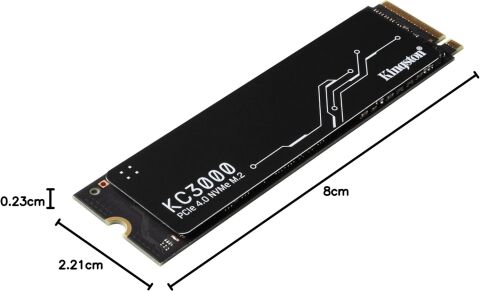 Kingston KC3000 1TB PCIe 4.0 NVMe M.2 SSD (SKC3000S/1024G)